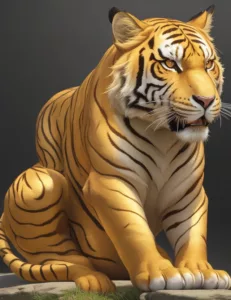 Zwinny Tygrys w chińskim zodiaku