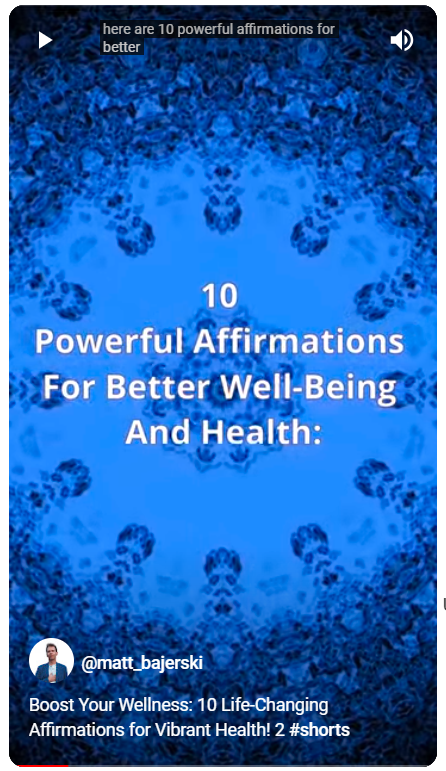 10 Life-Changing Affirmations for Vibrant Health!