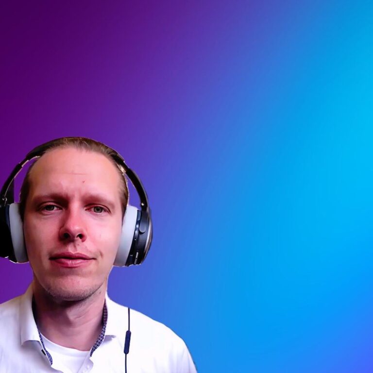 Okładka z portretem Mateusza Bajerskiego dla🎧 Kolekcjonerskie Krajobrazy Dźwiękowe